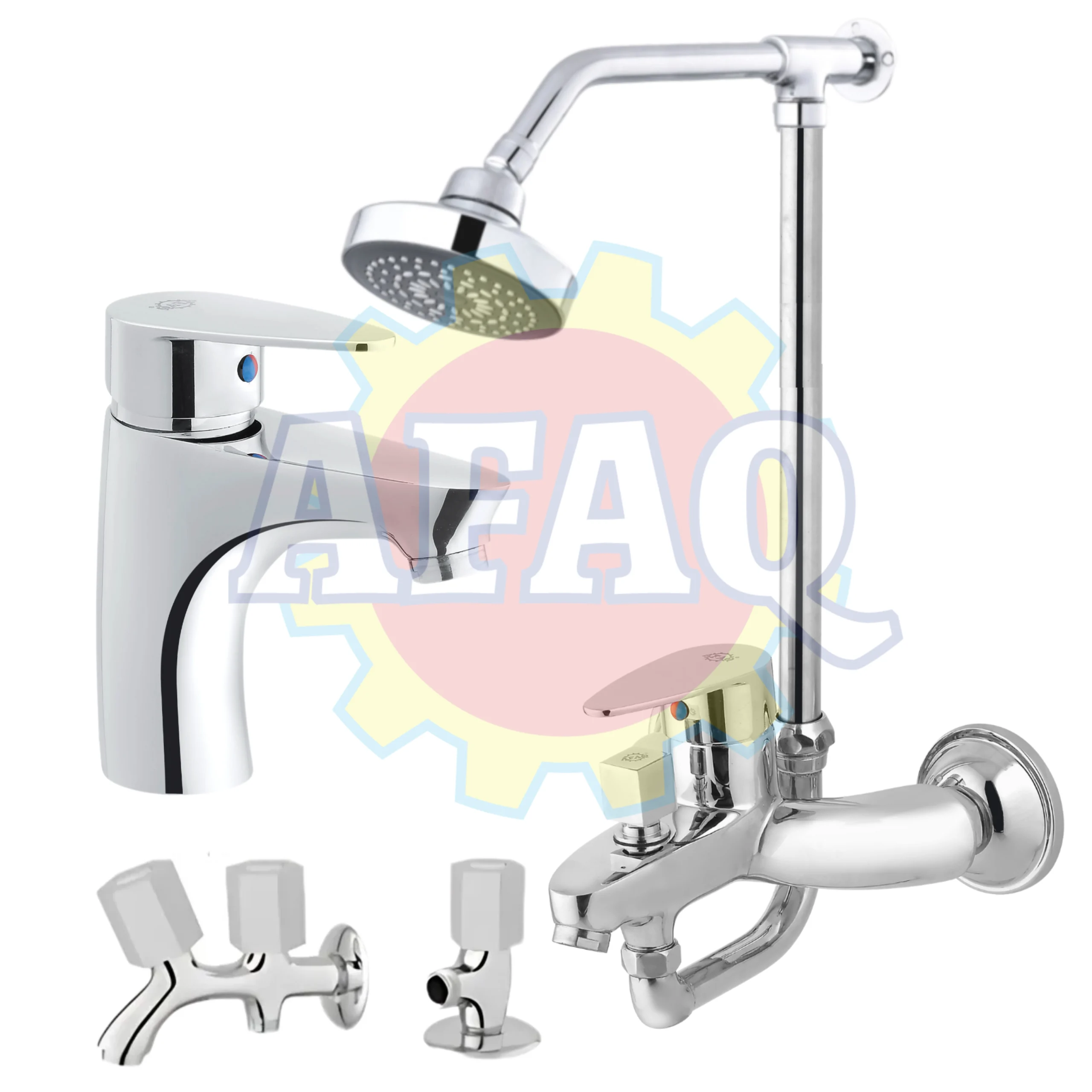 Dolphin Bathroom Shower Set