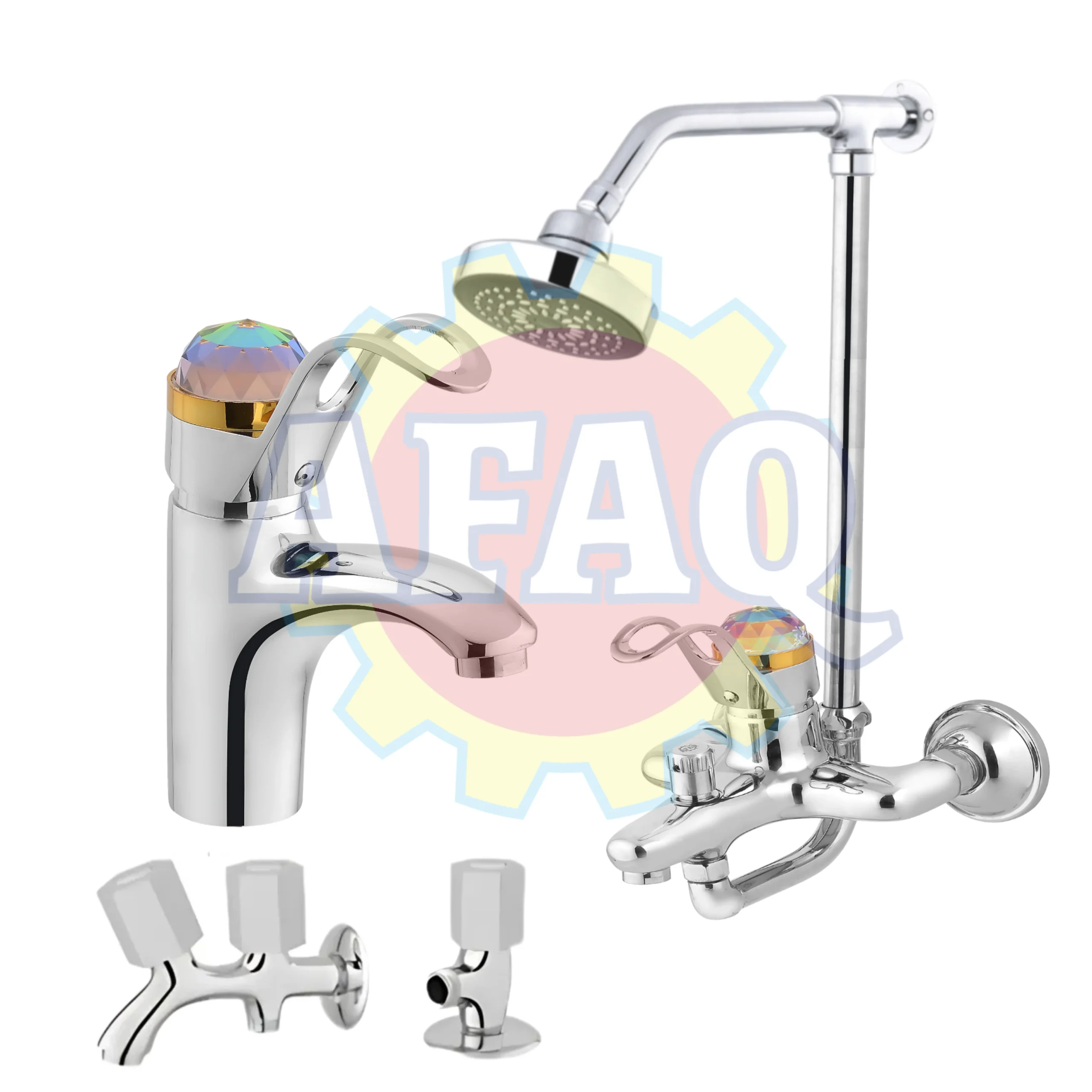 Margalla Diamond Bathroom Shower Set