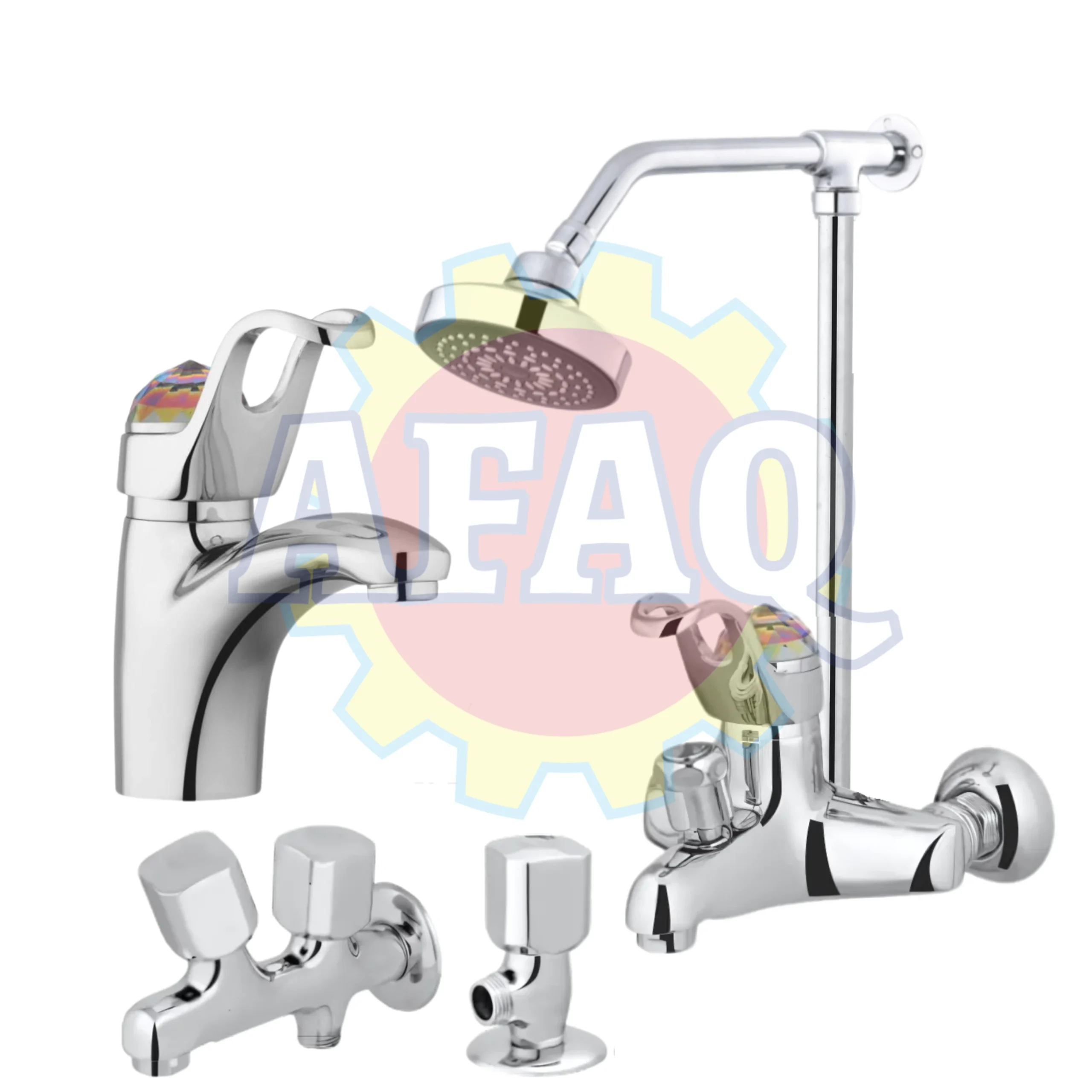Ocean Diamond Bathroom Shower Set