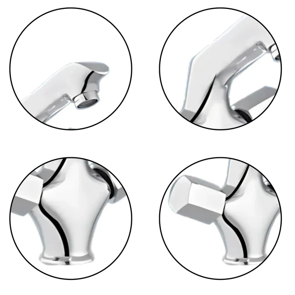 Two Knobs Basin Mixer - Image 2
